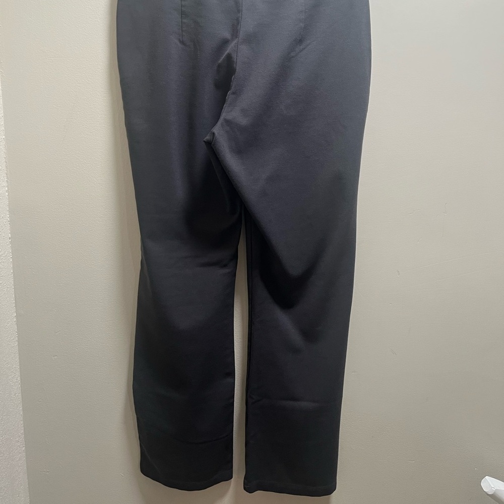Eileen Fisher Charcoal -Gray Pull on pants - Picture 4 of 12